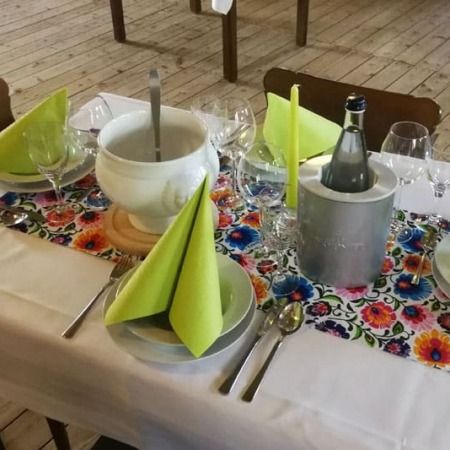 Tischdekoration in unserer Location für Kindergeburtstage