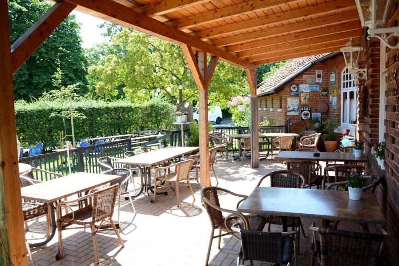Unser sonniger Biergarten